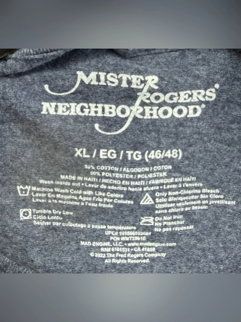 Mister Rogers Neighborhood You Are My Friend Graphic Tee - Blue
